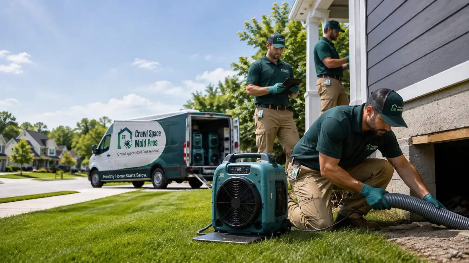 Crawl Space Mold Removal in Greenwich, UT